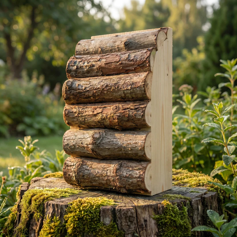 Hand-Built Bat House, made by Erik