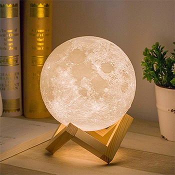 LunaBright 3D Printed Moon Lamp