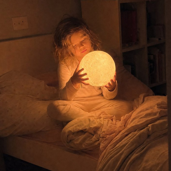 LunaBright 3D Printed Moon Lamp